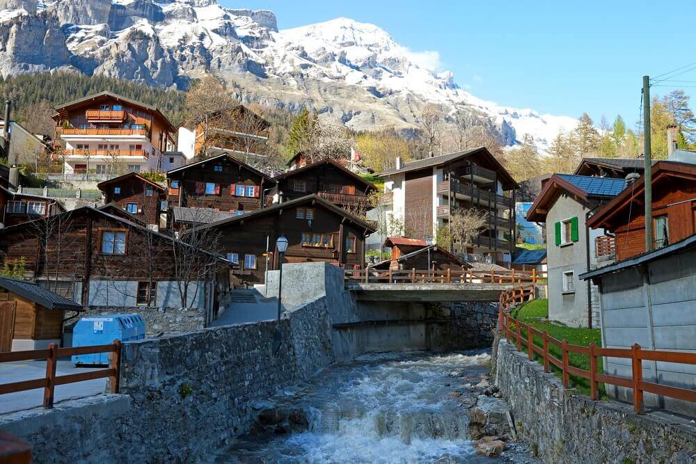 #Leukerbad #Switzerland #village 
