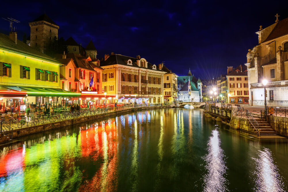 Historical Old Town of Annecy, France