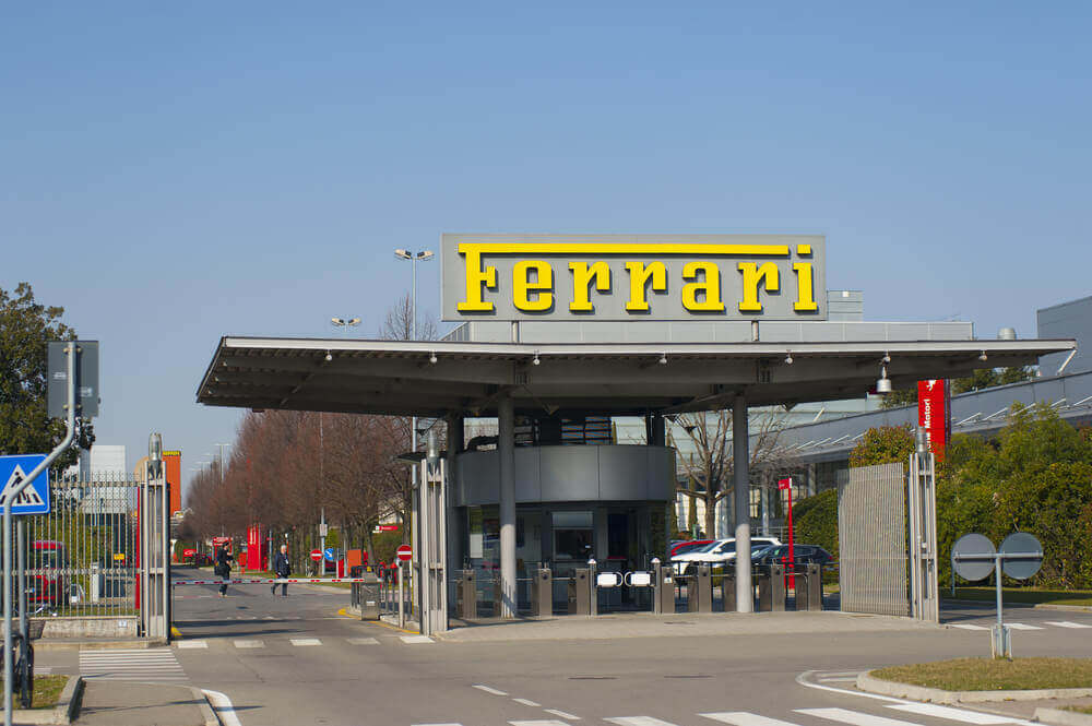 planning a trip to Italy. MARANELLO, ITALY - MARCH 14, 2015 Ferrari Tourist visit at Ferrari factory. Ferrari is the Italian excellence.