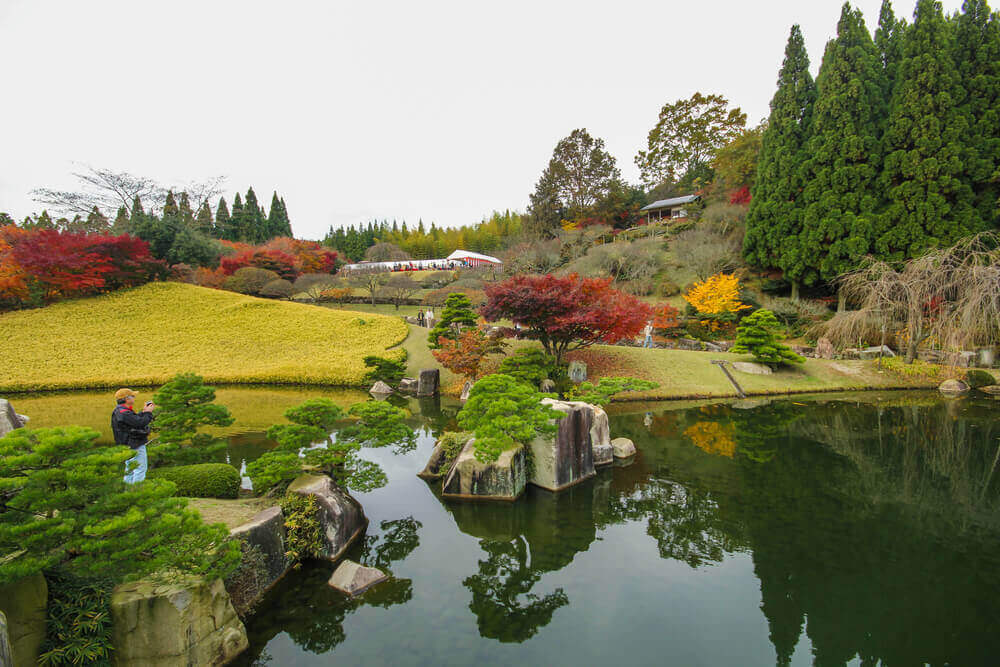 Sankeien Japanese Garden Park in autumn with maple leaves at. touring plans.