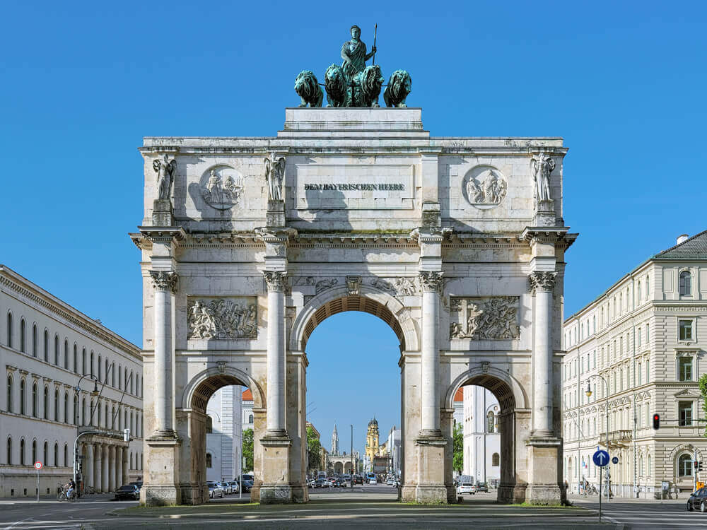 Siegestor - the Triumphal Arch, Munich