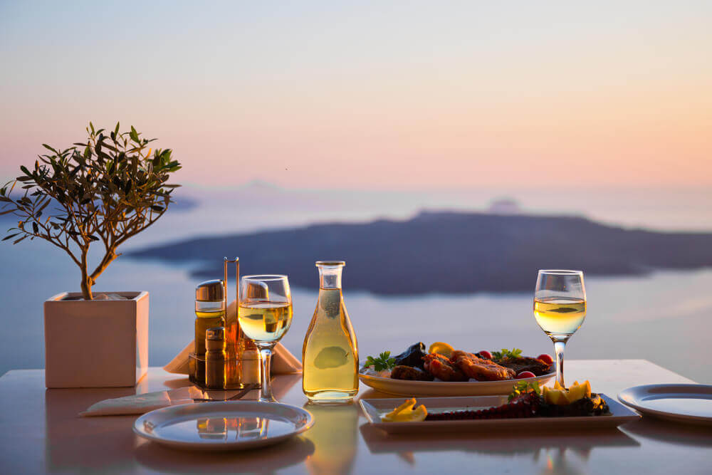 #santorini #greece #sunset