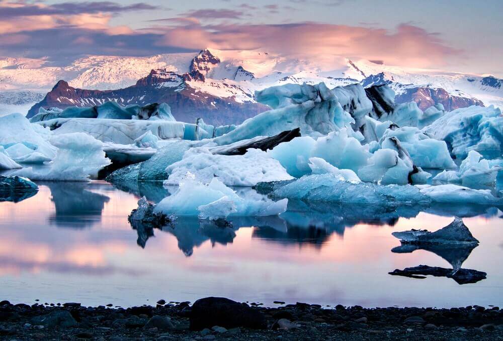  Jokulsarlon glacier lagoon, Iceland